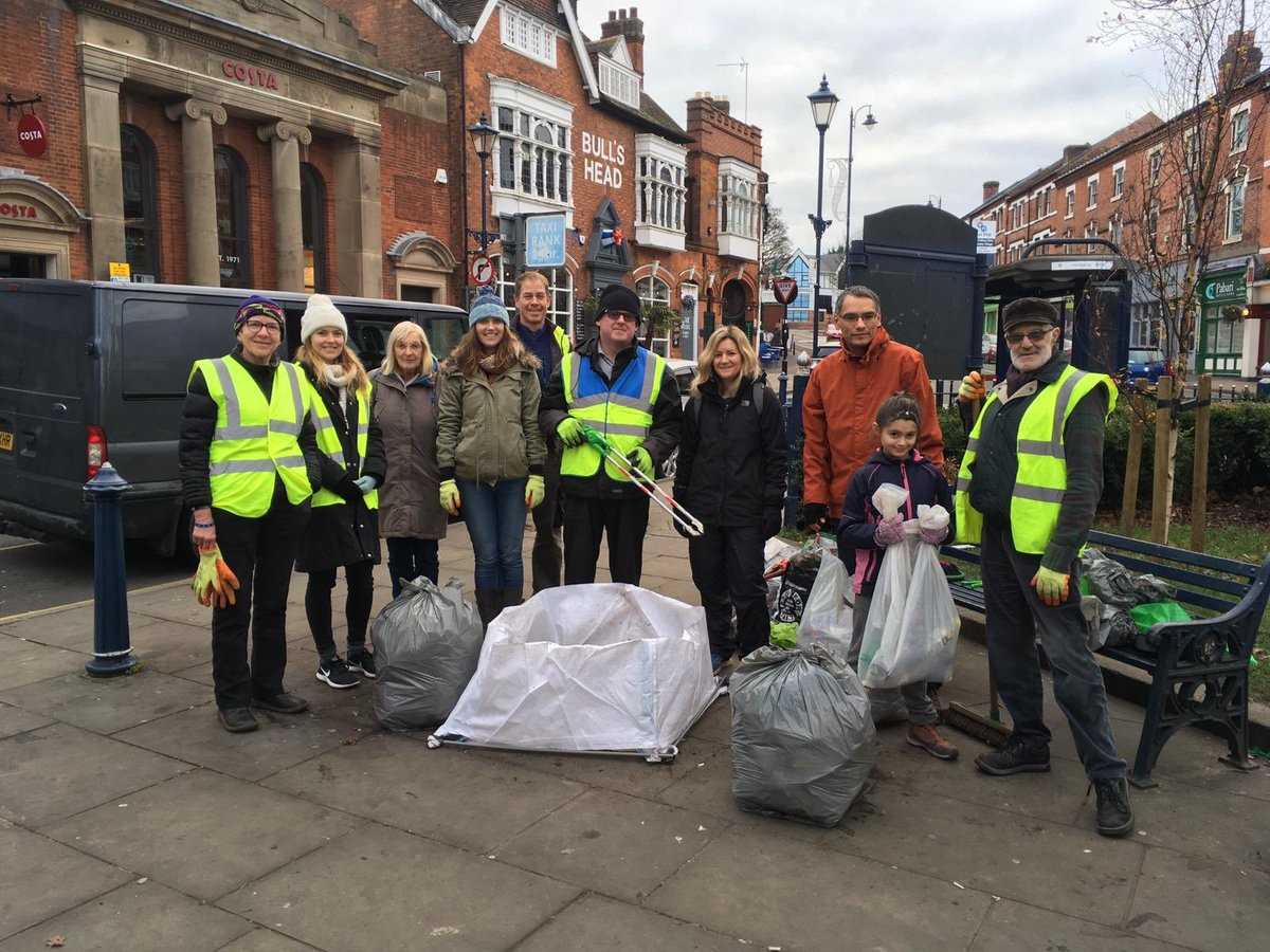 Birmingham`s litter picker volunteers 