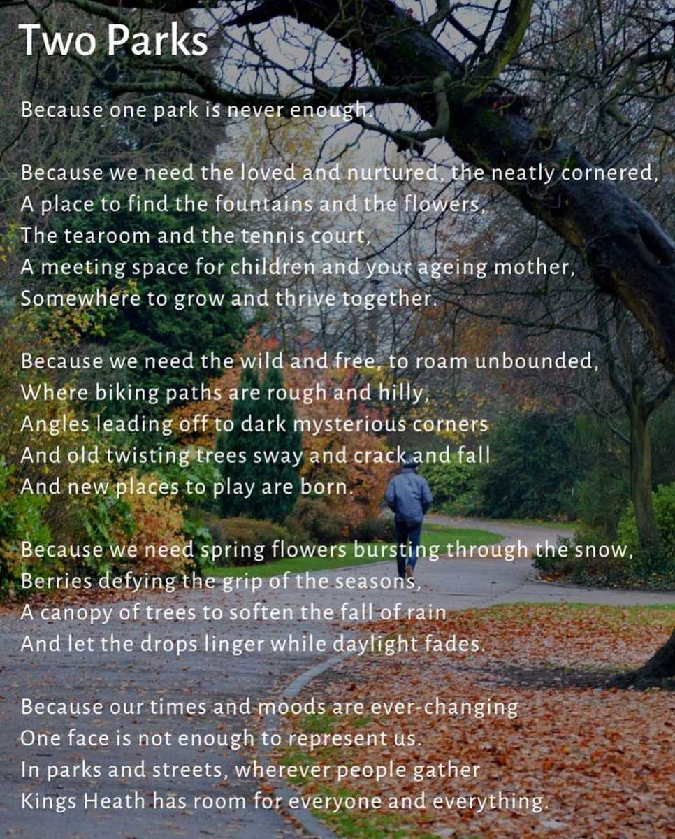 Two Parks - a poem by Phil Banting